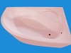 Акриловая ванна ODA-B032L/R розовая